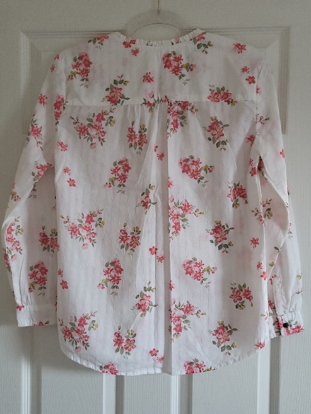 Beachlunchlounge Cotton Floral Blouse Tunic, XS - Picture 2 of 5